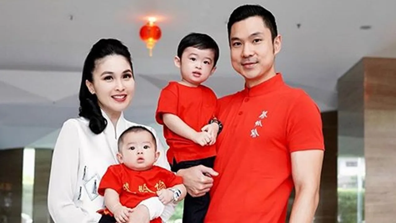 #DiRumahAja, Gemasnya Harvey Moeis Suami Sandra Dewi Saat Main Bareng Anak