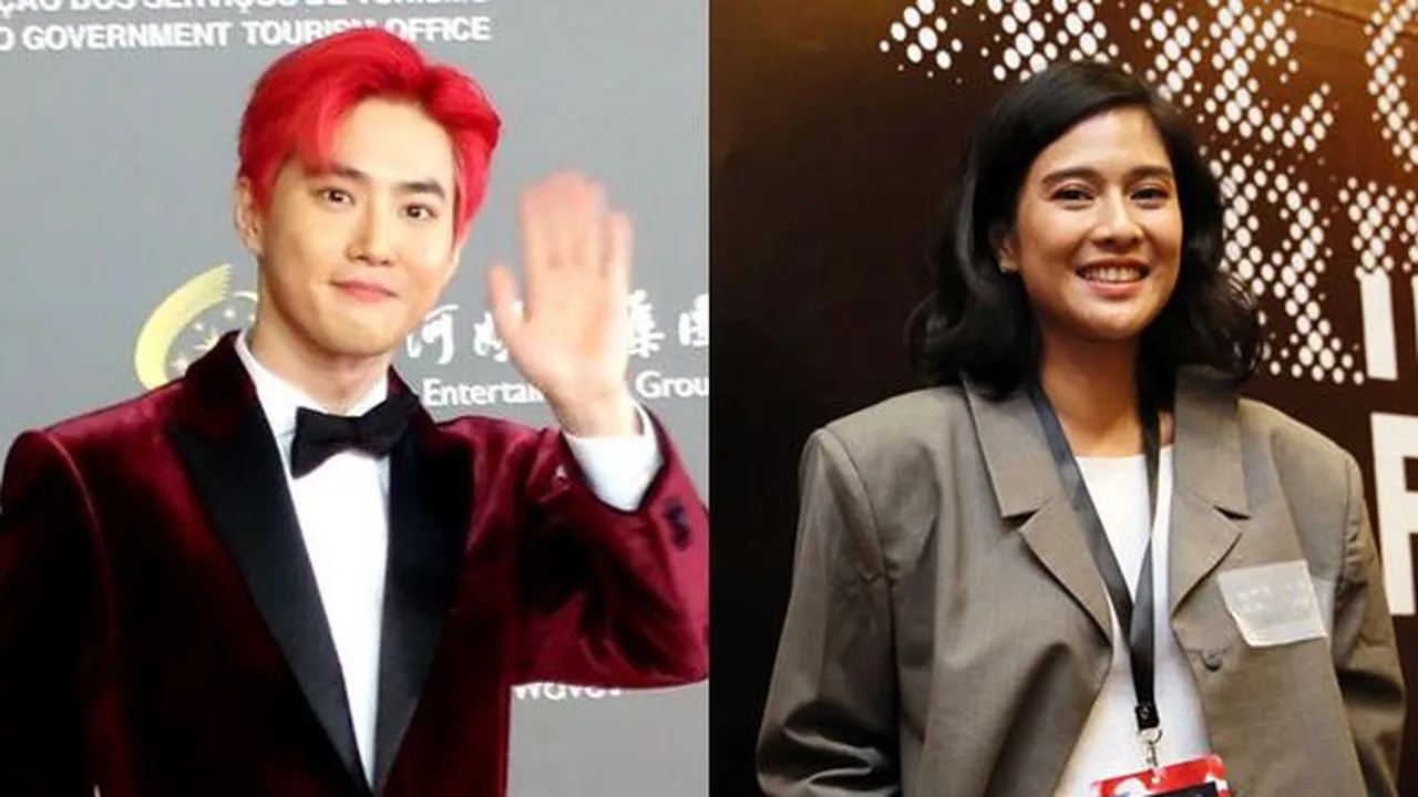 Disenyumin Suho EXO, Dian Sastro: Aku Duduk di Belakangnya Lho