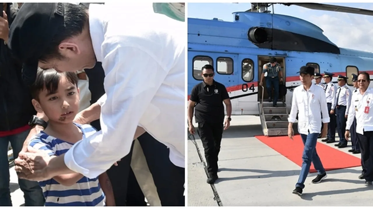 Ditemui Presiden Jokowi, Kisah Bocah Korban Bencana Palu Donggala Ini Bikin Sedih
