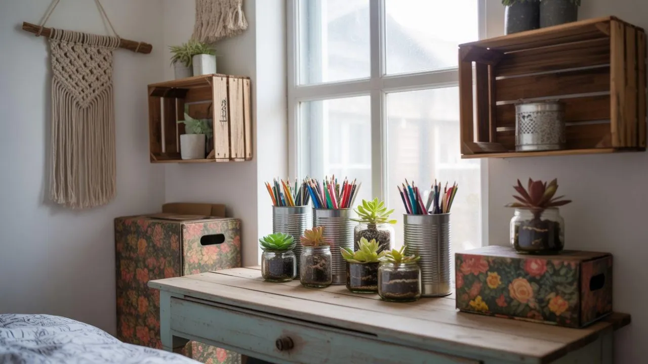DIY Barang Bekas untuk Kamar: 17 Ide Kreatif Estetik dengan Modal Minim