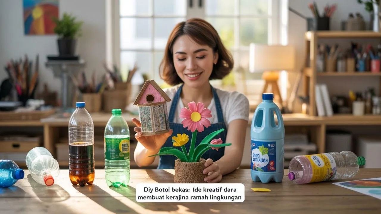 DIY Botol Bekas: Ide Kreatif dan Cara Membuat Kerajinan Ramah Lingkungan