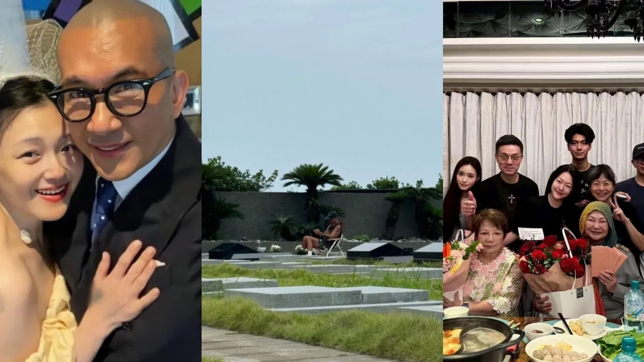 DJ Koo Suami Barbie Hsu Setia Kunjungi Makam Setiap Hari, Tetap Datang Meski Hujan