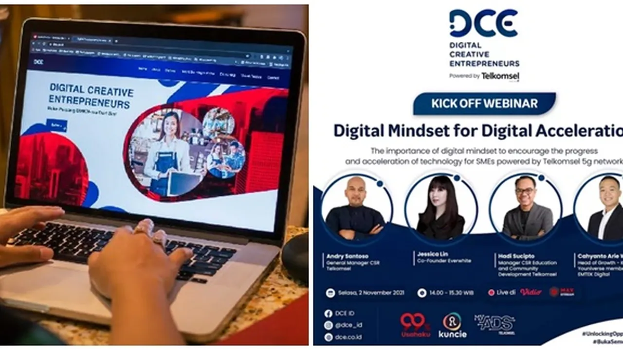 Dorong Transformasi Digital Pelaku UKM, Telkomsel Gelar DCE 2021