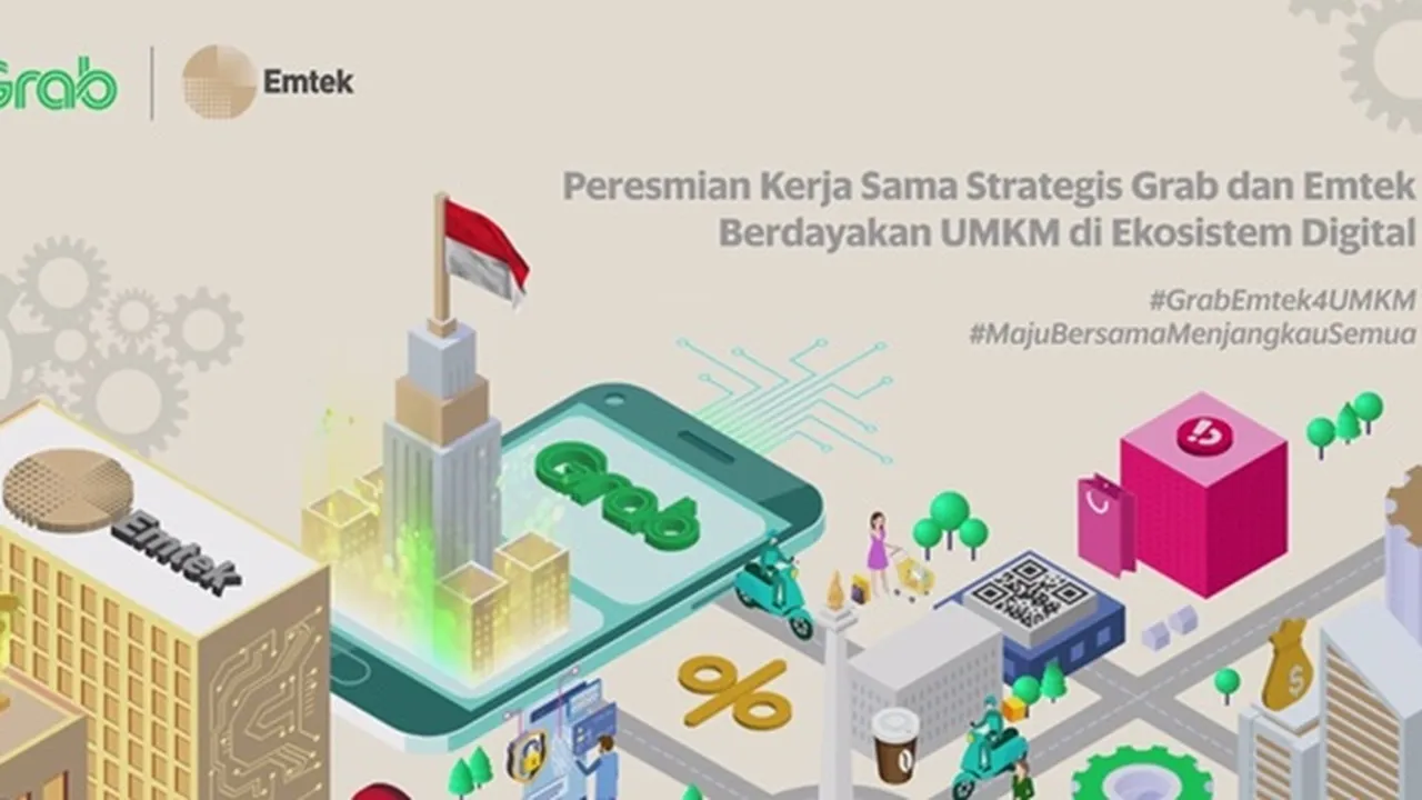 Dorong UMKM di Indonesia Melek Digital, Grab Jalin Kerja Sama dengan Emtek Group
