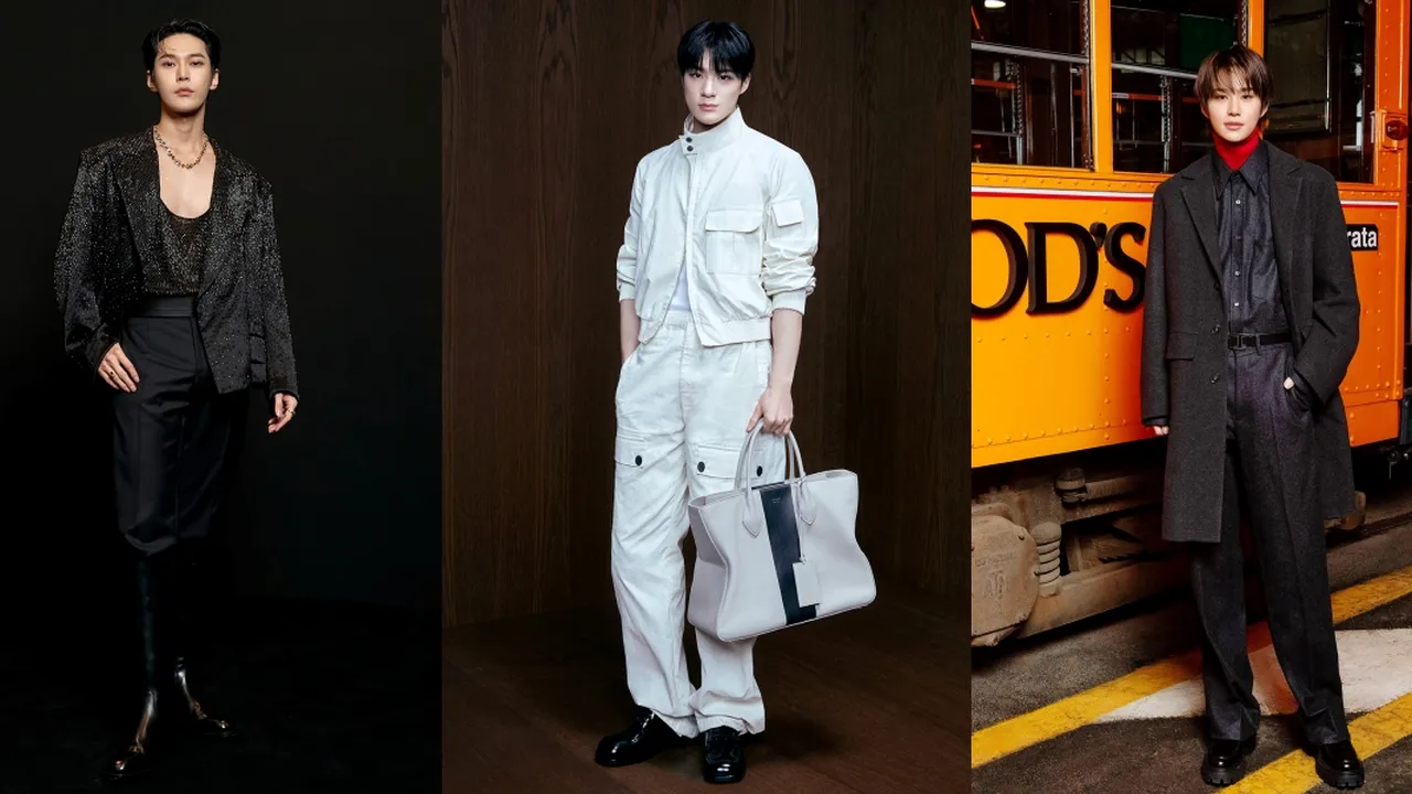 DOYOUNG, JUNGWOO, JENO NCT Hadiri Fashion Week di Italia