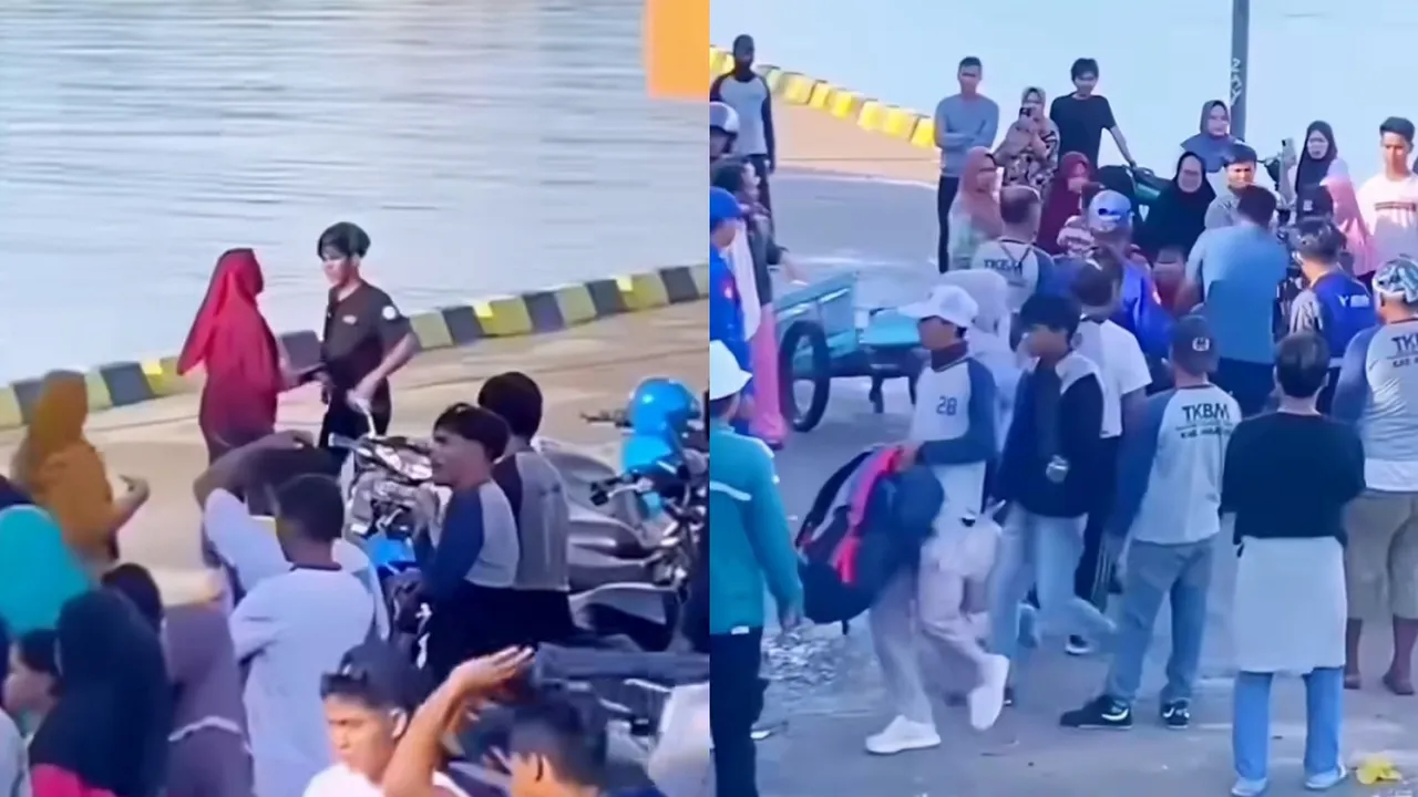 Drama di Dermaga Majene: Cewek Histeris, Pacar Batal Merantau!