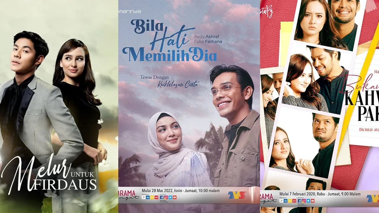 6 Drama Malaysia Terbaik genre Romantis yang Sukses Bikin Baper, Cerita Benci jadi Cinta - Perjodohan