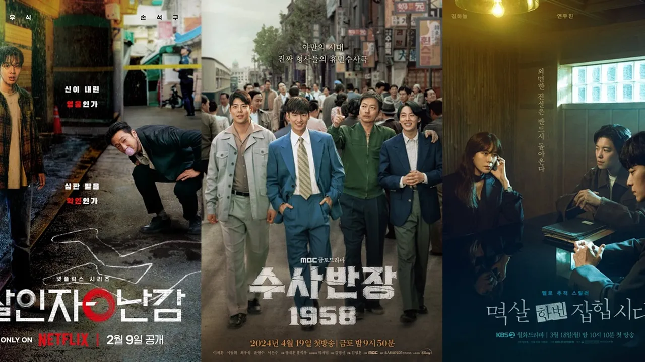 6 Drama Terbaik Tentang Detektif Terbaru 2024, Penuh Aksi dan Teka-Teki Plot Twist