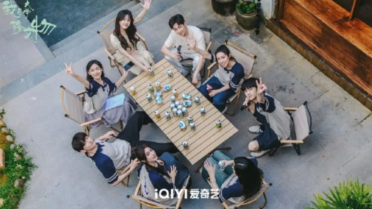 Drama WO ZAI DA XUE XIU WEN WU yang Dibintangi Zhou Yiru dan Lai Weiming Rilis Poster Terbaru
