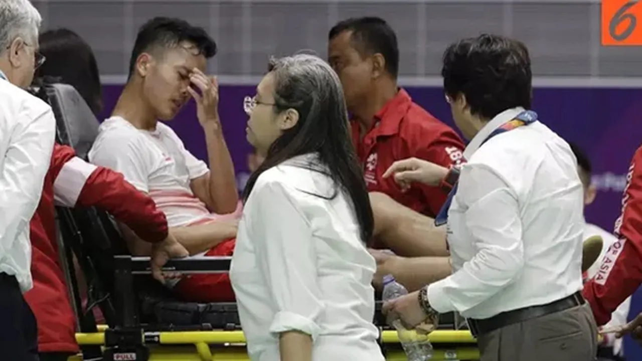 Dramatis, Begini Perjuangan Anthony Ginting di Final Bulu Tangkis Asian Games 2018