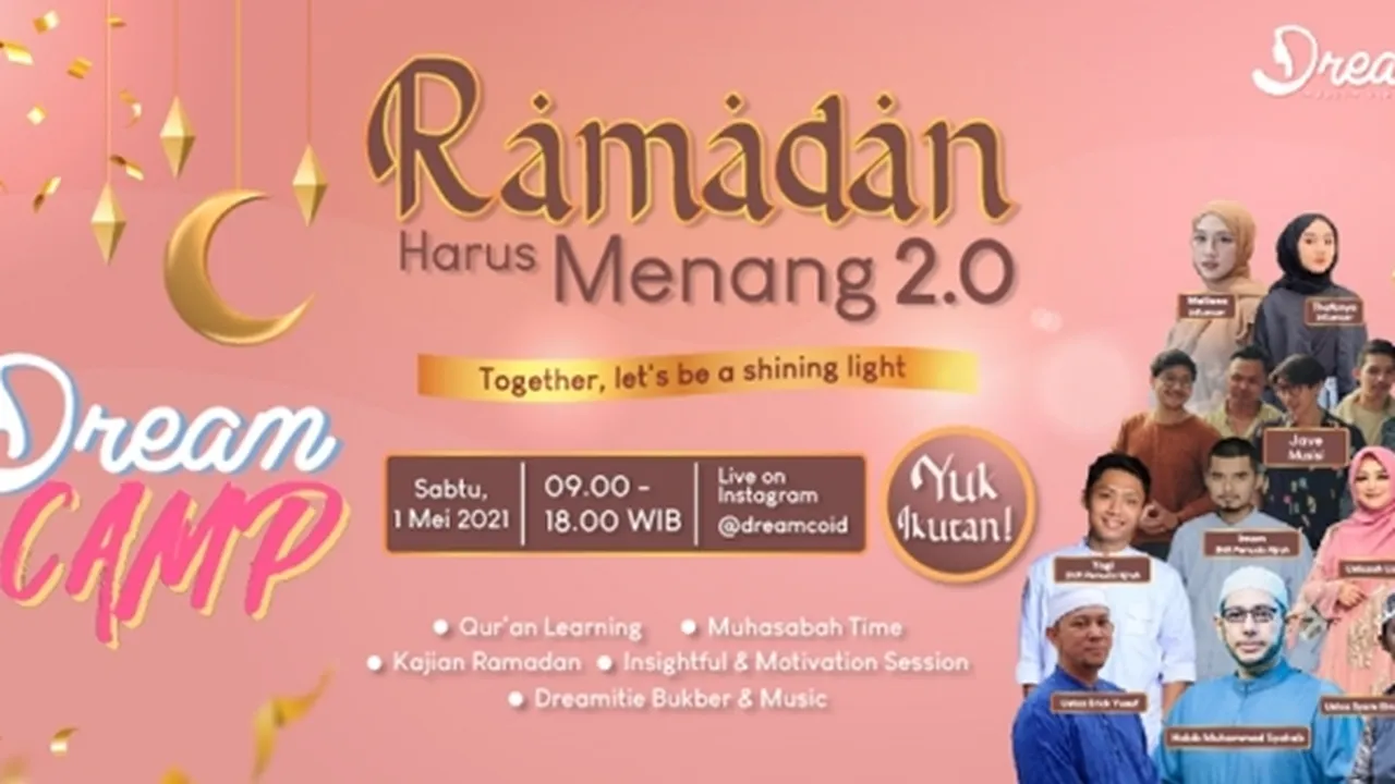 Dream Camp Kembali Digelar, Meriah dengan Kajian Online dan Penampilan Musik - Bertabur Hadiah