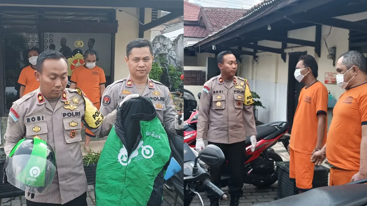 Dua Pelaku Pencurian Motor di Kabupaten Malang Diamuk Massa - Kamuflase Menjadi Driver Ojol