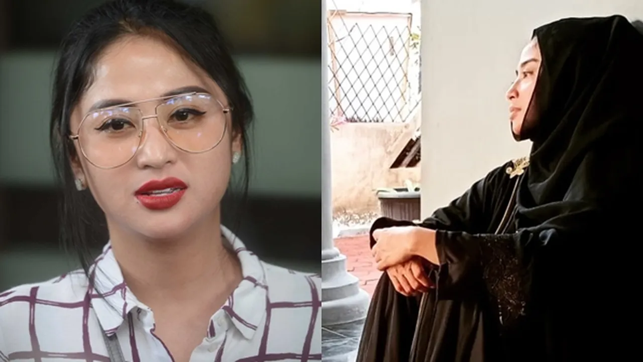 Duduk Termenung Depan Pintu, Dewi Perssik Masih Diselimuti Awan Duka