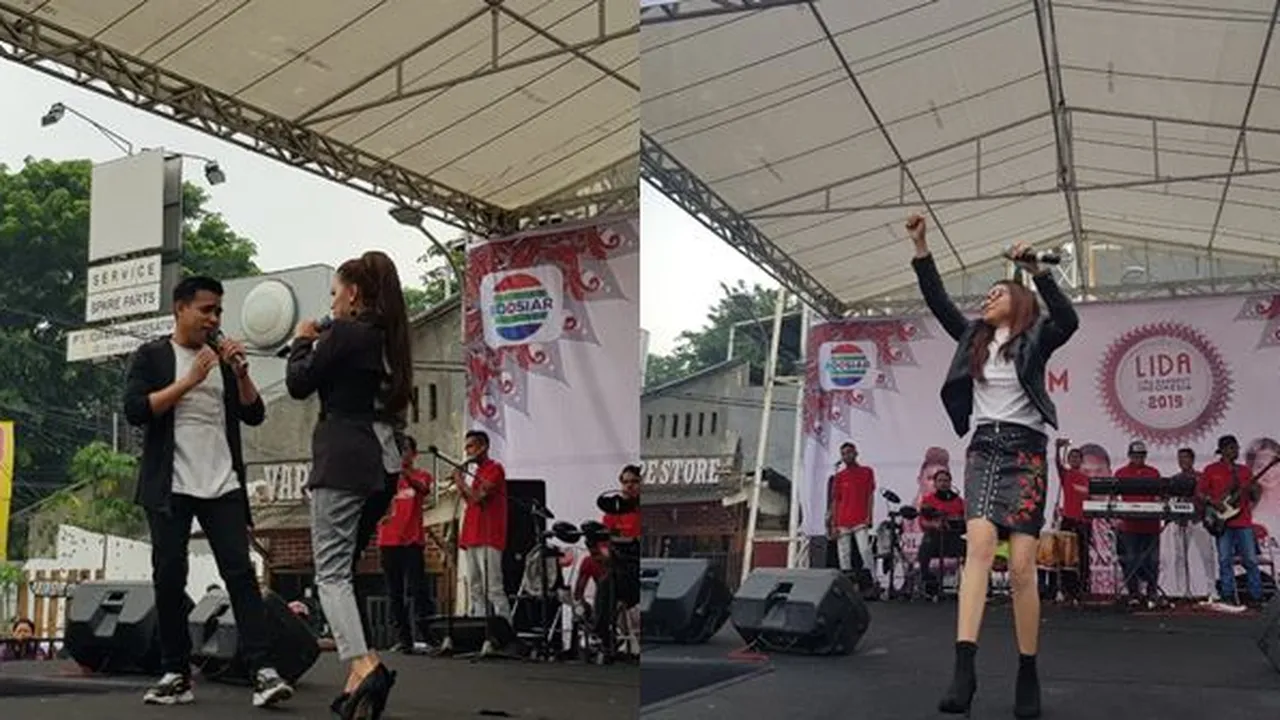 Duet Seru Fildan dan Dila D'Academy Tutup Panggung Demam LIDA 2019 di Kota Bekasi