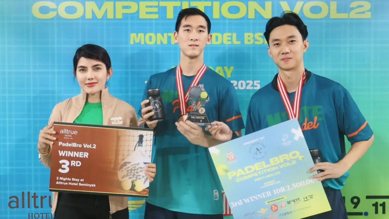 Dukung Gaya Hidup Sehat, Baby Niken Beri Support Kompetisi Padel Selebritis