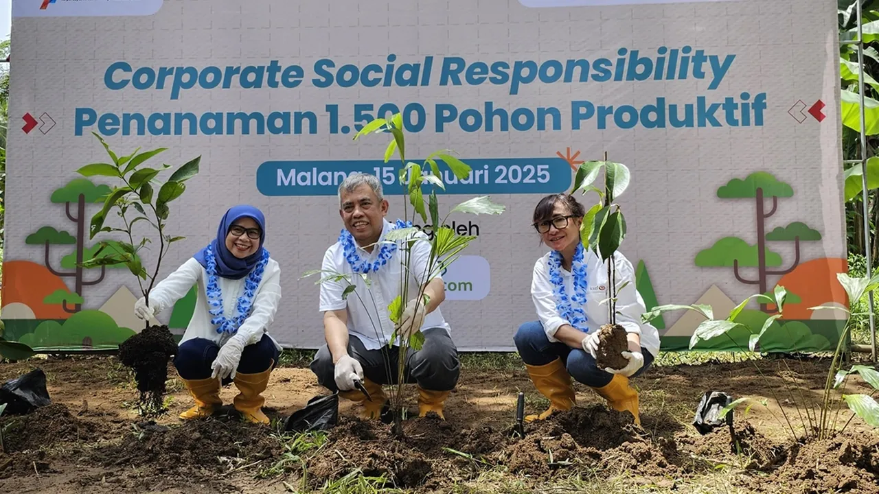 Dukung SDGs, SRO Tanam 1.500 Pohon Produktif
