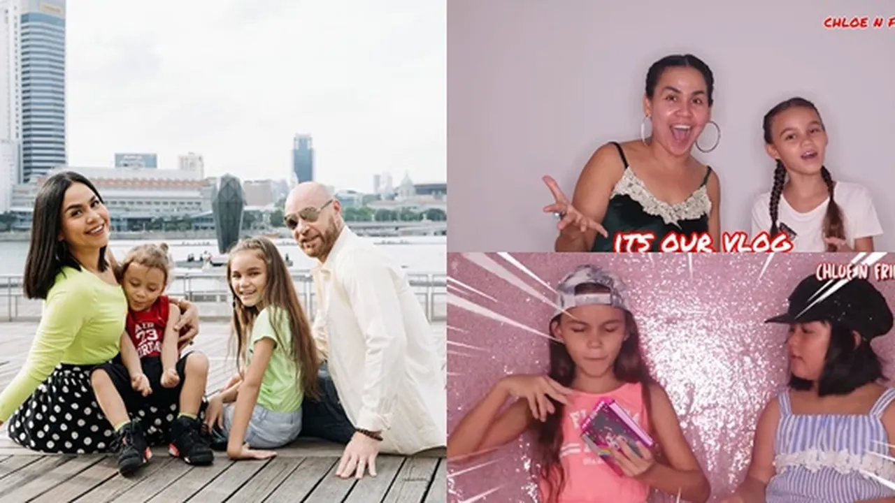 Eksis di Youtube, Ini 8 Potret Chloe Lynch Anak Melaney Ricardo yang Bule Banget Tapi Gaya Bicara Logat Medan
