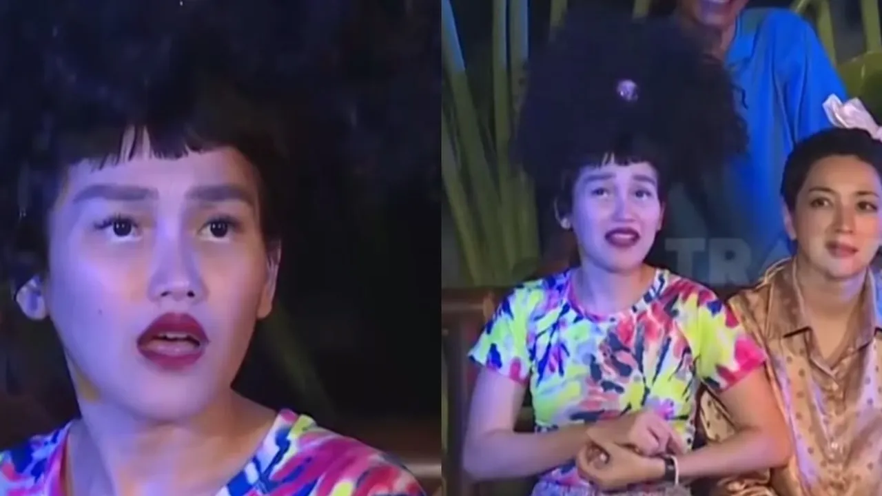 Ekspresi Ayu Ting Ting Saat Dengarkan Edukasi Damkar Padamkan Api, Mood Banget - Dandan Mencolok