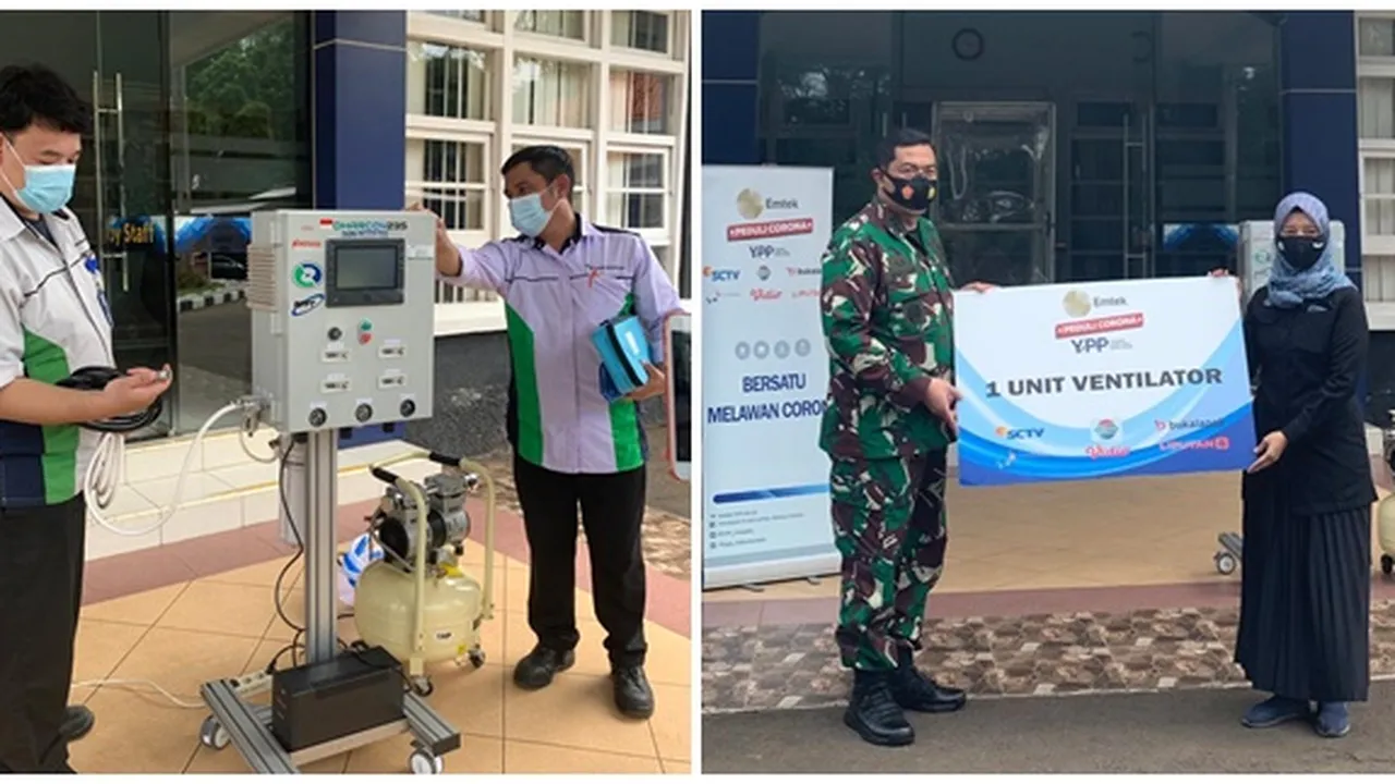EMTEK Peduli Corona Kembali Salurkan Bantuan Ventilator, Rumah Sakit di Jakarta Menjadi Sasaran Distribusi