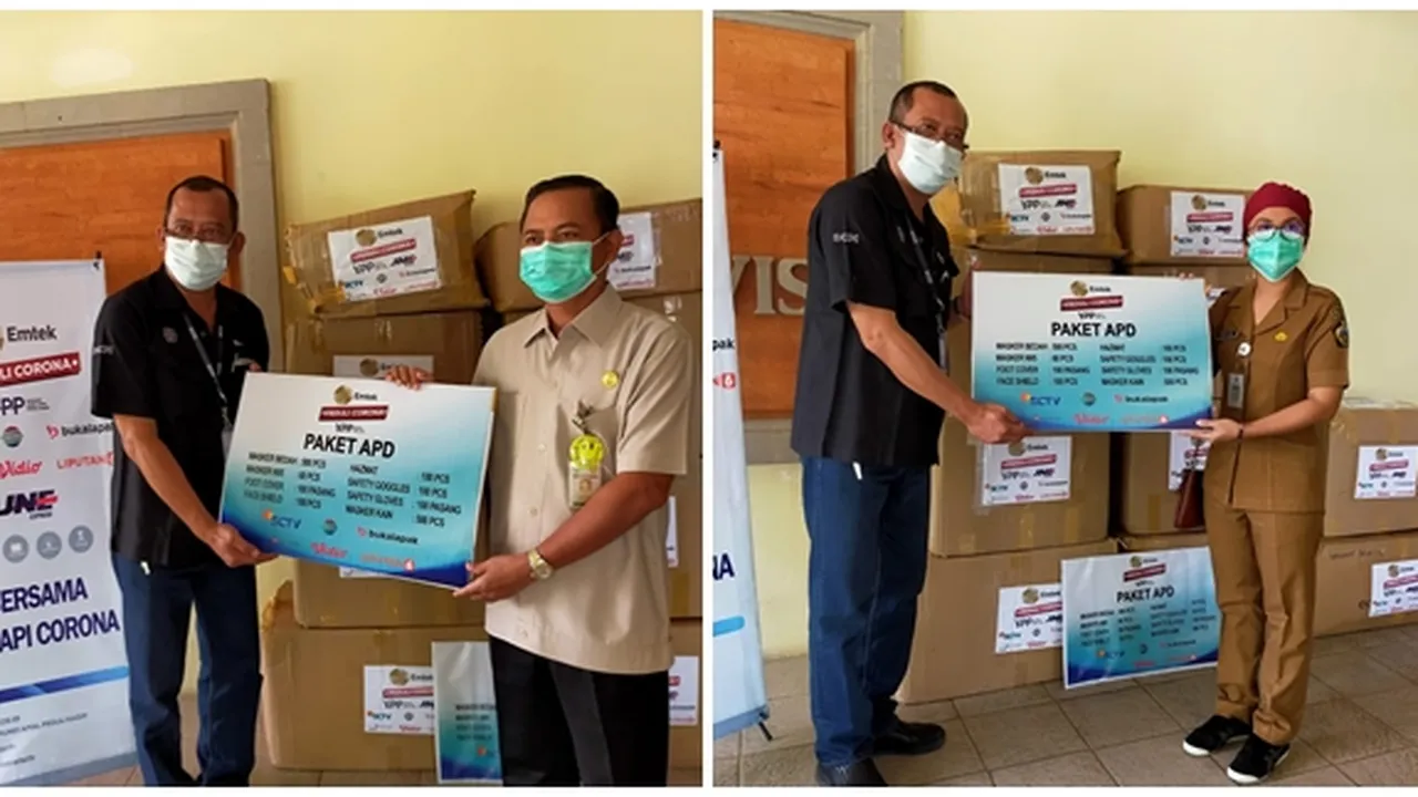 EMTEK Peduli Corona Serahkan APD Untuk 3 Fasilitas Kesehatan di Bali