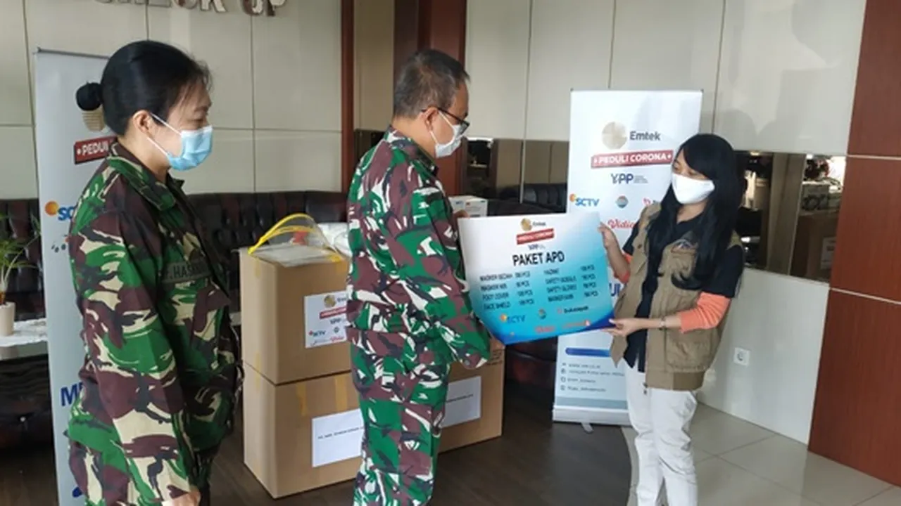EMTEK Peduli Corona Terus Salurkan APD dan Sembako ke Sejumlah Daerah di Indonesia