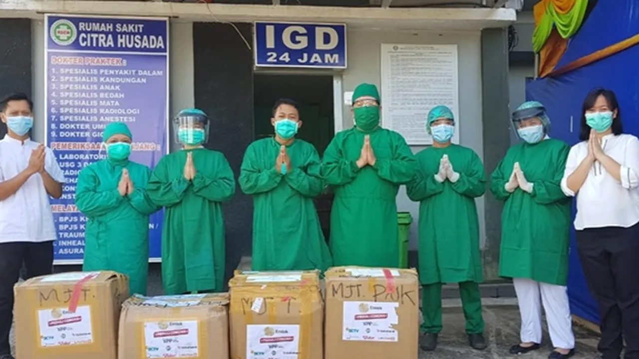 EMTEK Peduli Corona Terus Salurkan APD dan Sembako, Ungkapan Terima Kasih Warga Jadi Penyemangat