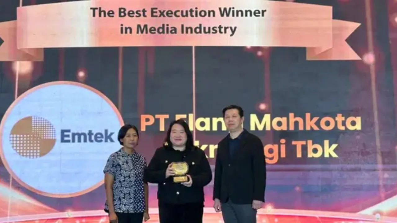 EMTEK Raih Penghargaan Tata Kelola Perusahaan dan Keberlanjutan Bisnis di SPEx2 Awards