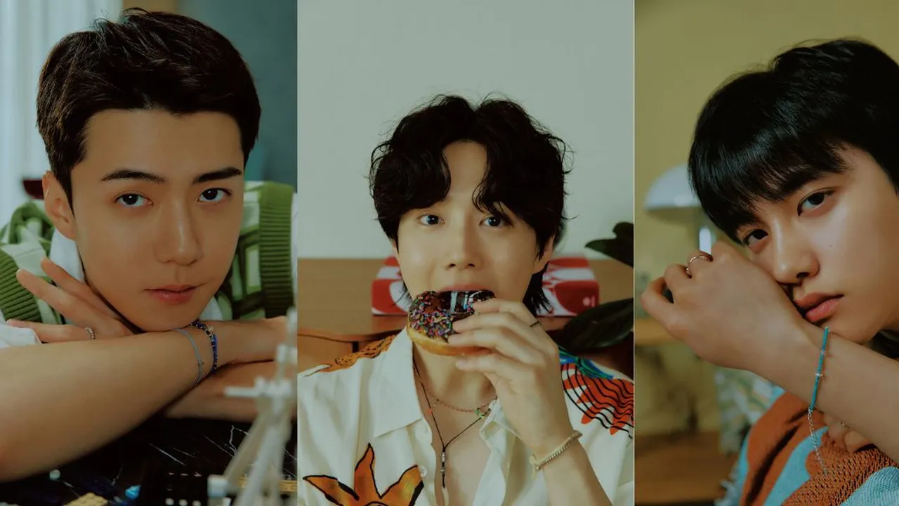 EXO-L Merapat! EXO Rilis Teaser Image Suho, D.O., dan Sehun yang Kece Abis