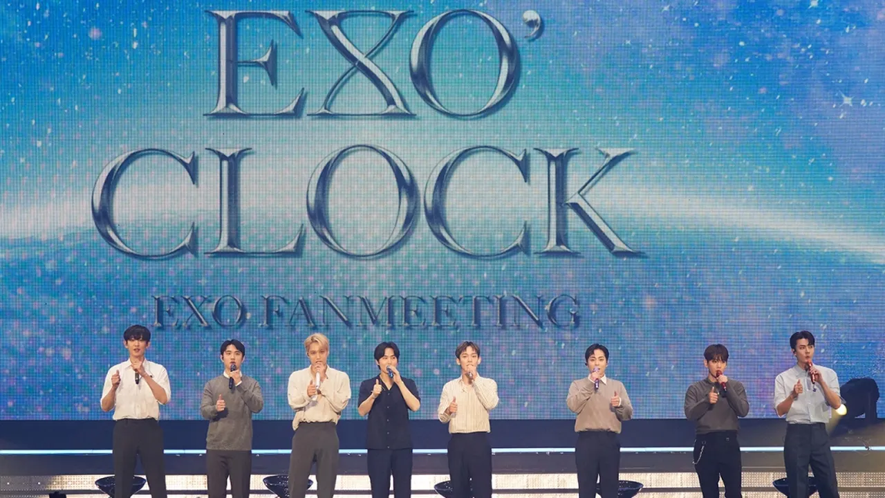 EXO Sukses Rampungkan Fanmeeting Perayaan 11 Tahun Debut