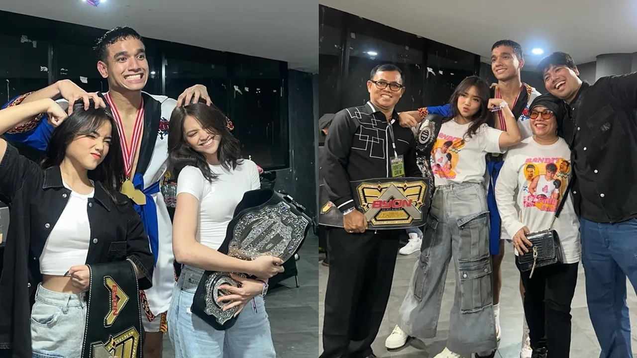 Fadly Faisal Menang Tinju Byon Combat, Begini Bentuk Dukungan Fuji dan Maudy Effrosina