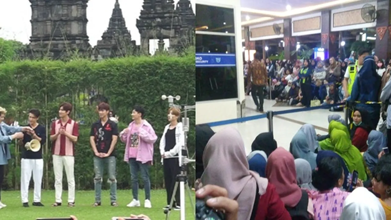 Fans Menunggu di Bandara Adi Sutjipto Berjam-jam, SUJU & TVXQ Lewat Jalur Khusus