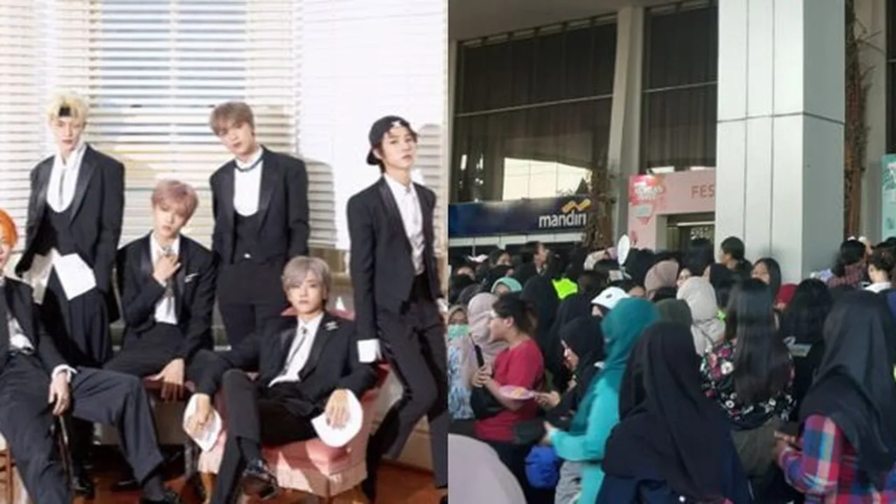 Fans Rela Antri Dari Pagi Demi Bertemu NCT Dream, Sampai Rebutan Masuk Venue