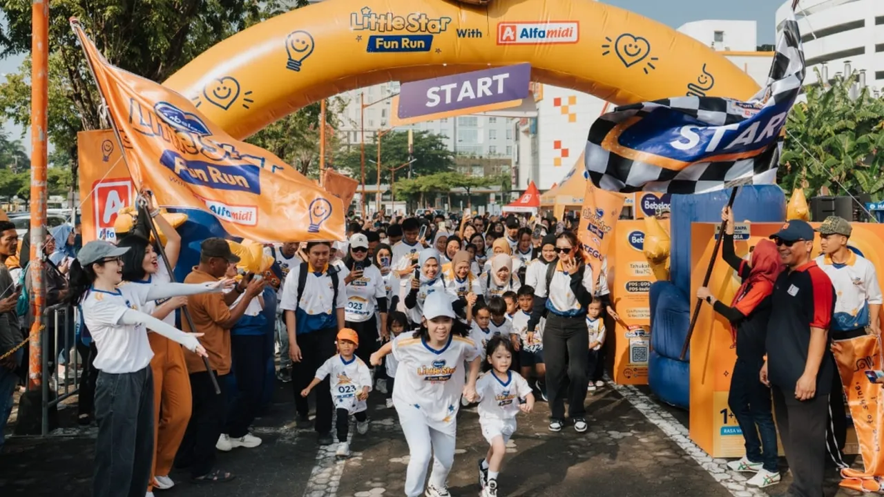 Festival Lari Anak Pertama Hadir di Surabaya, Diikuti 700 Little Star!