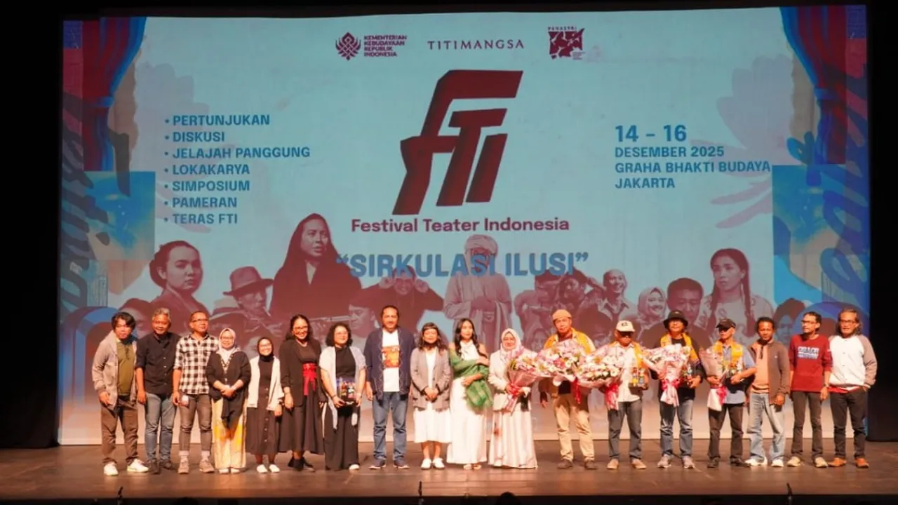 Festival Teater Indonesia 2025 Tutup Perjalanan di Jakarta, Hadirkan Panggung Sastra dan Teater Nusantara