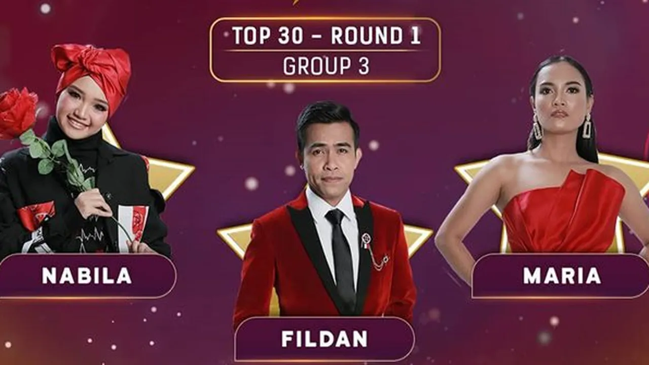 Fildan Kuasai Panggung D'Star Top 30 Round 1 Grup 3, Sementara Nabila Terendah
