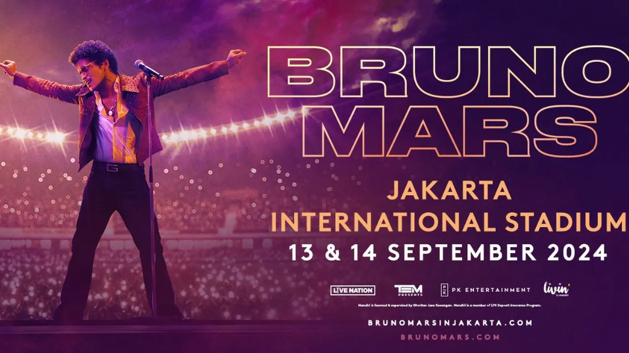 Finally! Bruno Mars Siap Mengguncang Jakarta dengan '24k Magic World Tours' di Akhir Tahun Ini!