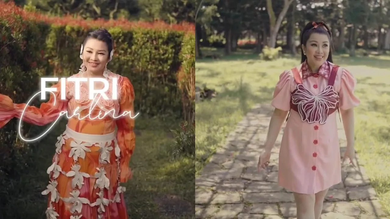 Fitri Carlina Rilis Single 'Bukit Berbunga' dengan Versi Baru, Video Klipnya Tampil Penuh Bunga