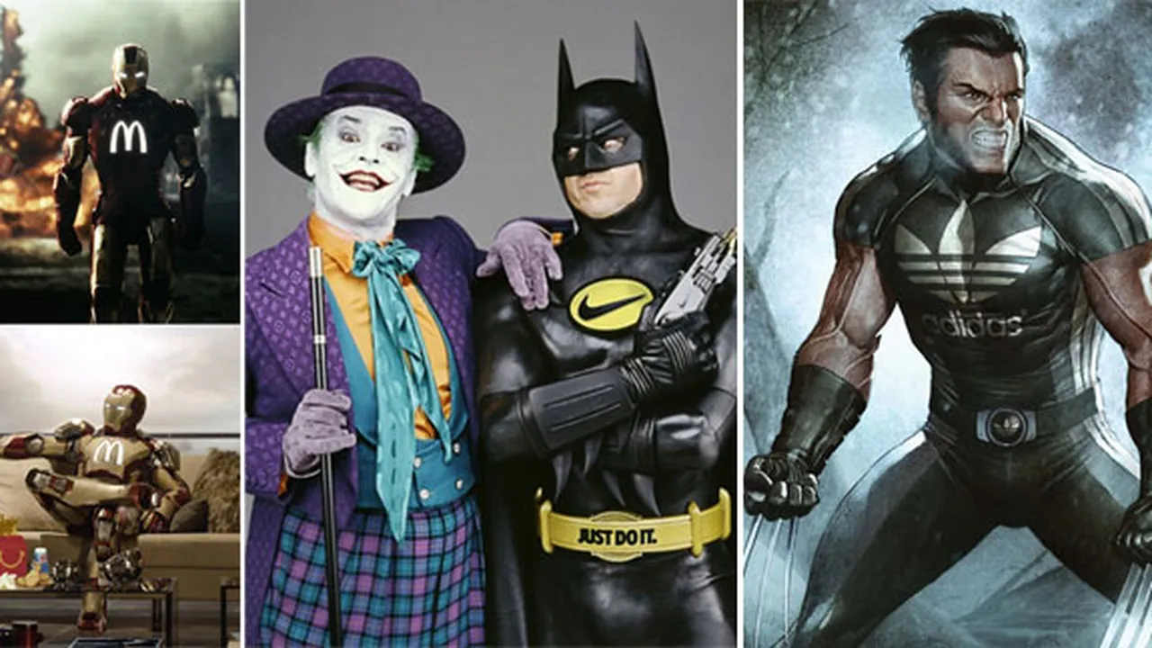 [Foto] Jika Superhero Disponsori Merk Ternama