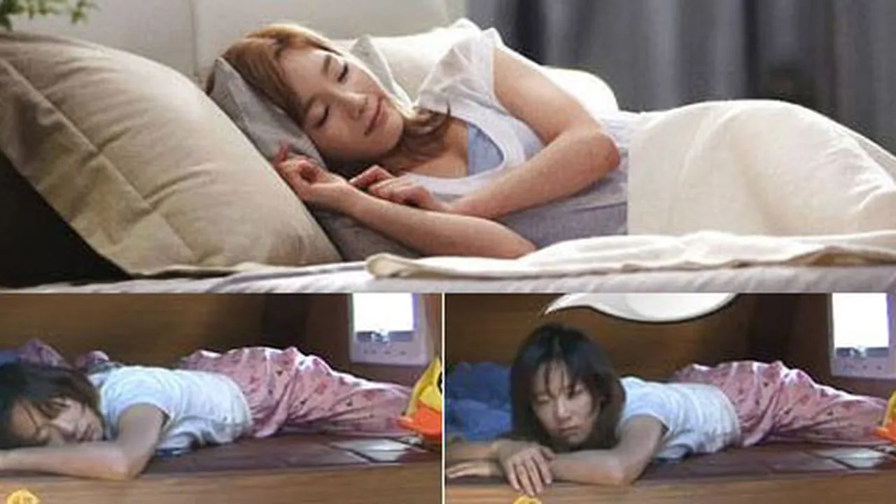 Foto Lucu Artis Korea Yang Tertidur di Sela Pekerjaan