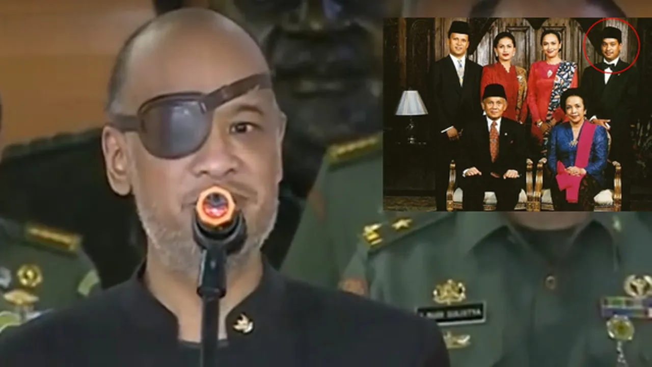 Foto Thareq Kemal, Putra BJ Habibie Tanpa Penutup Mata 'Nick Fury'