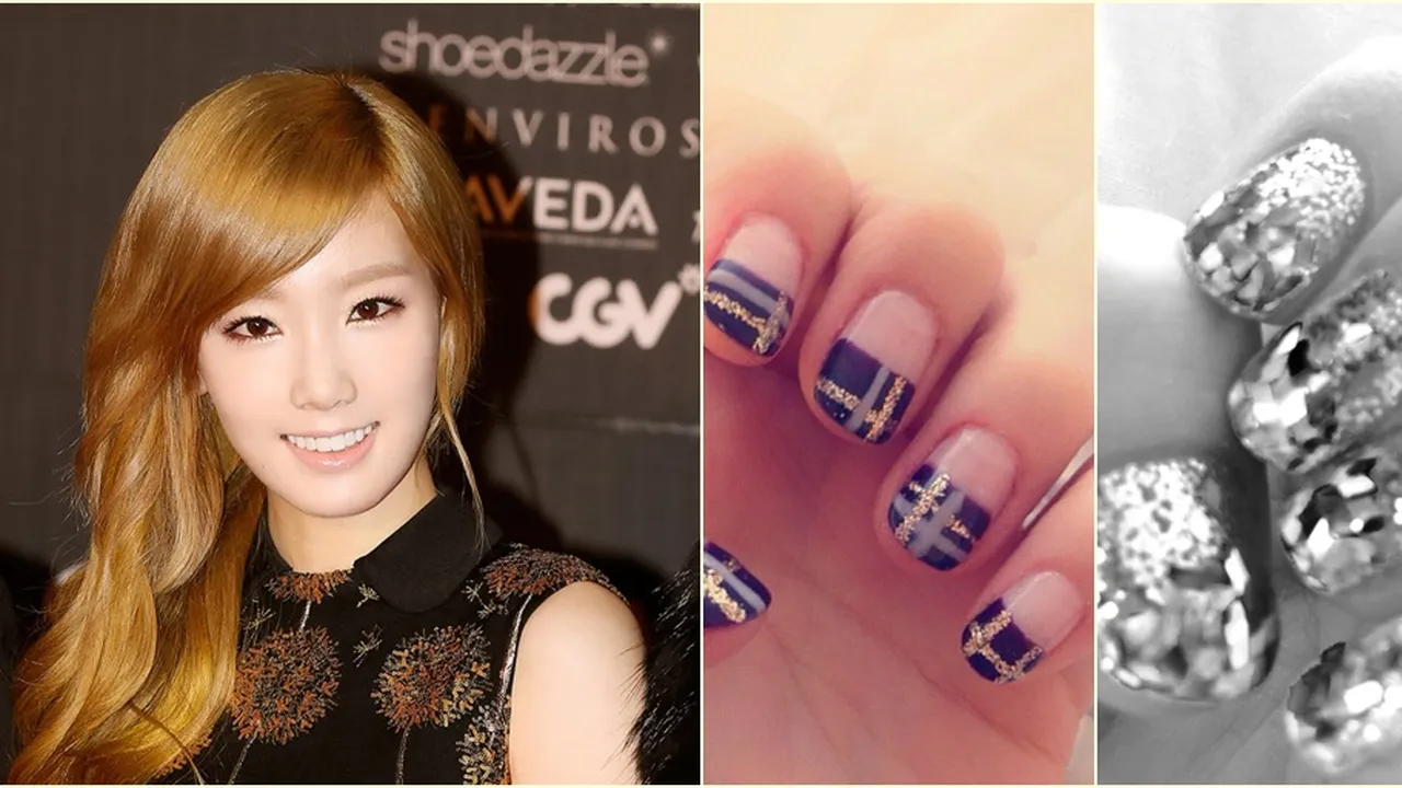 [FOTO] Warna-Warni Nail Art Ala Taeyeon Girls Generation, Cantik?