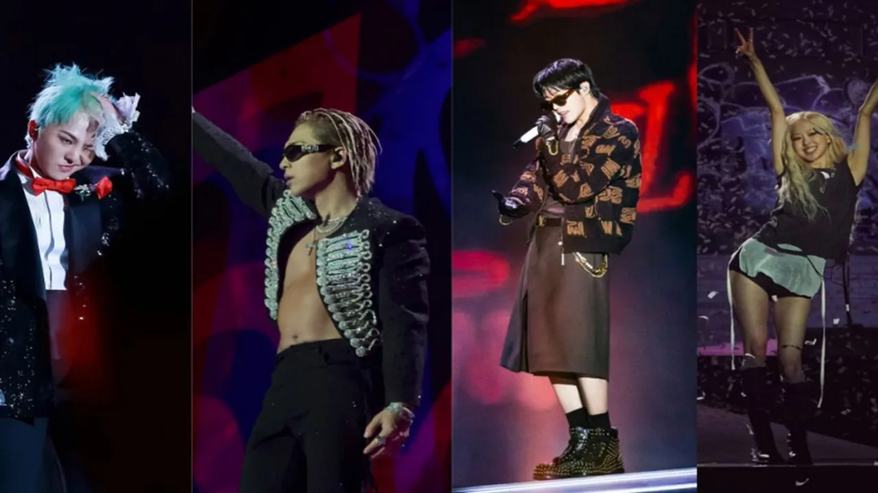 G-Dragon, Taeyang, Rose dan J-Hope Sukses Tampil di Le Gala des Pièces Jaunes