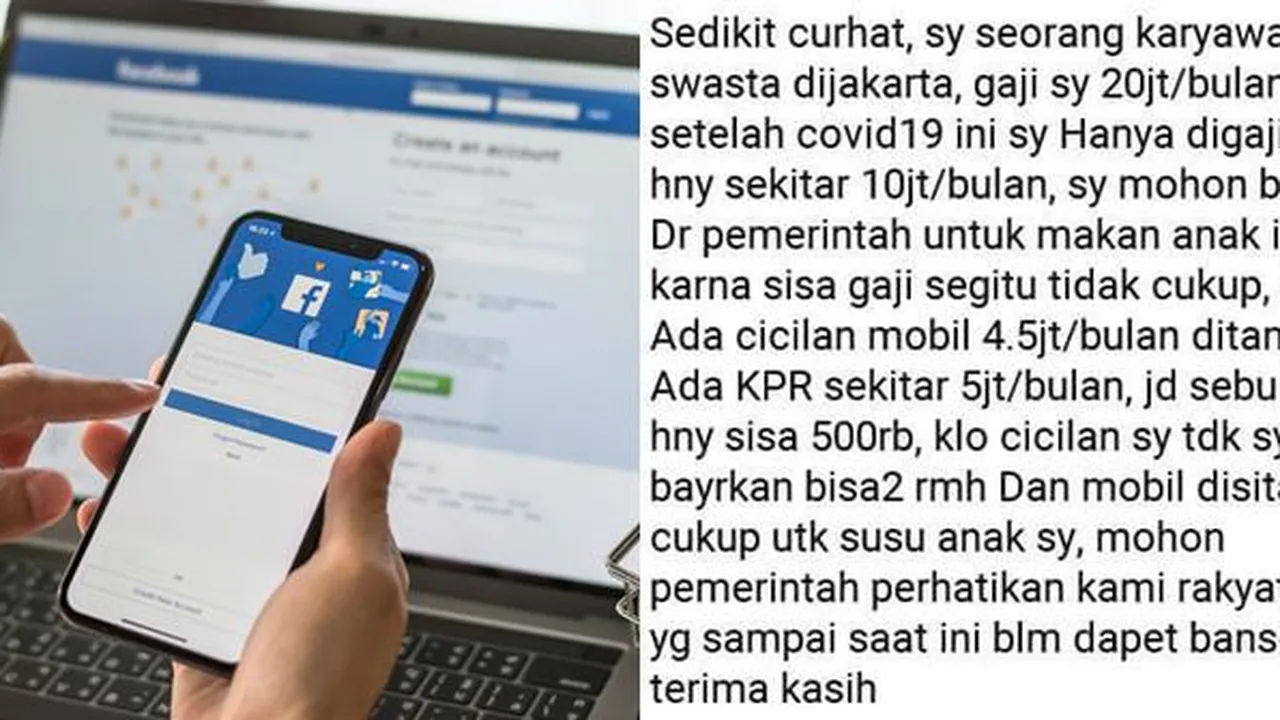 Gaji 20 Juta Masih Minta Bantuan Negara Gara-Gara Corona, Curhatan Netizen Ini Bikin Jengkel Banyak Orang