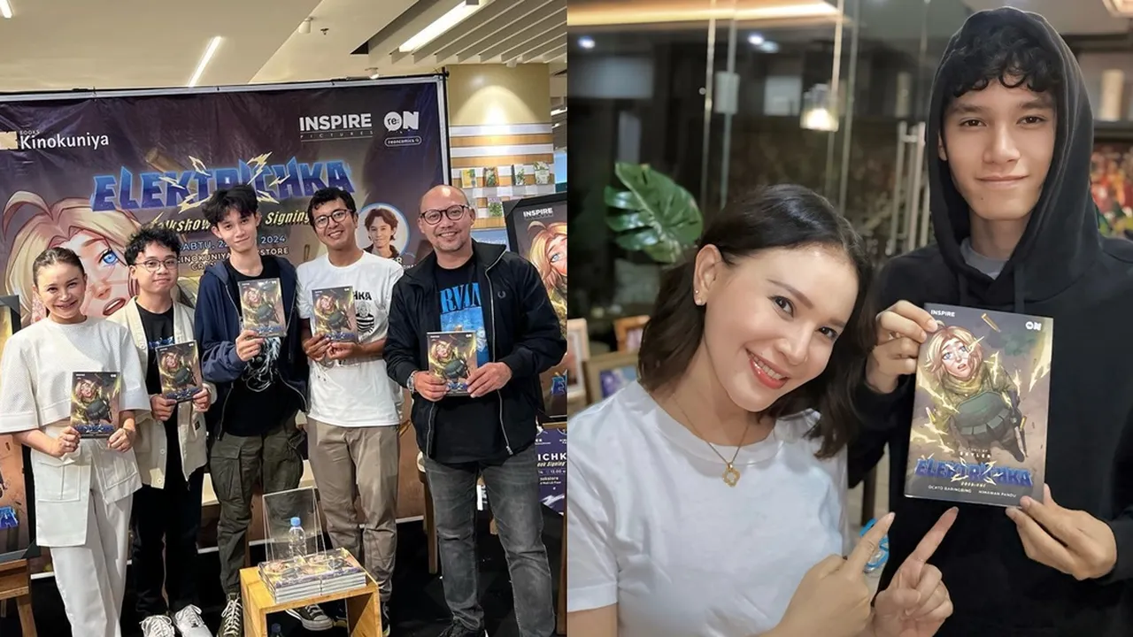 Ganteng dan Berprestasi, 7 Potret Rizky Langit Ramadhan Anak Rossa Rilis Komik Perdana