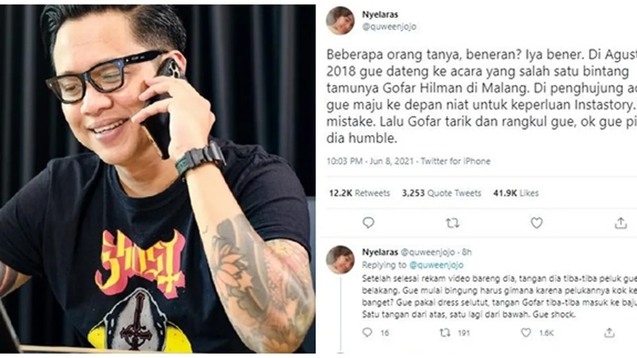 Gara-Gara Dugaan Pelecehan Seksual, Gofar Hilman Dikeluarkan Dari Lawless?