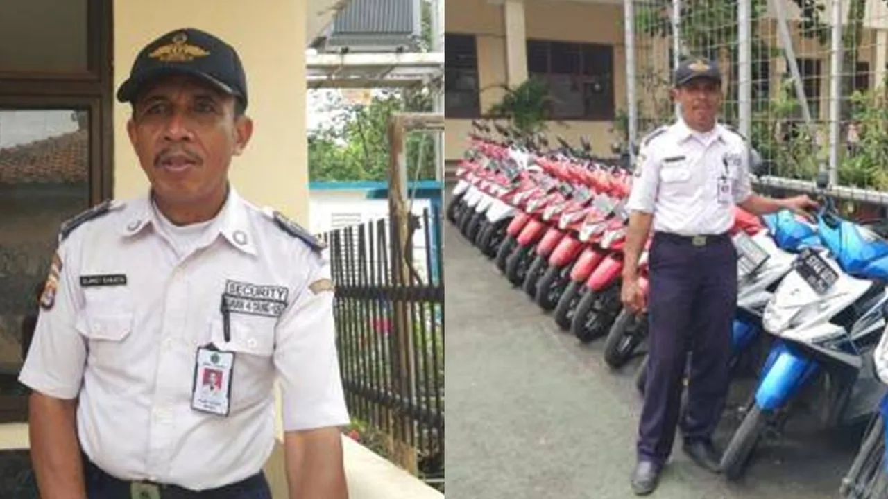 Gara-Gara Motor Pak Satpam Ini Jadi Viral, Kok Bisa?
