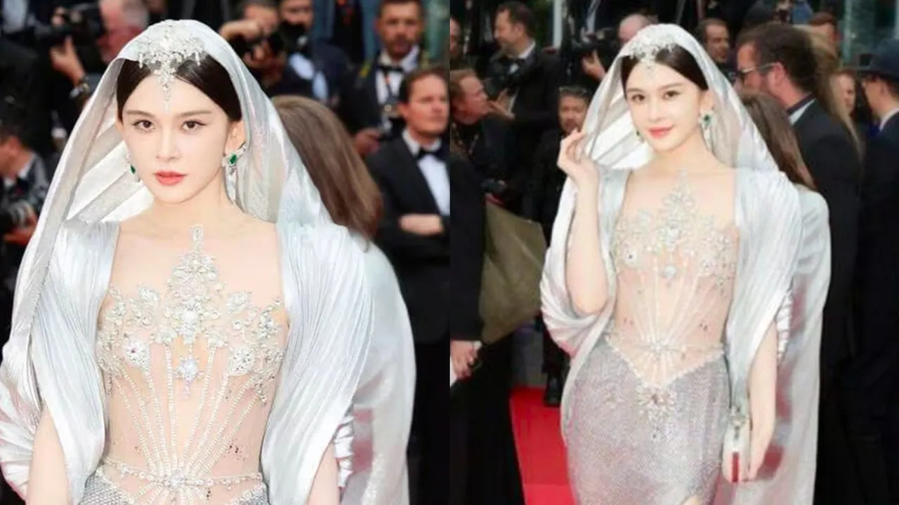 Gaun Transparan Bikin Heboh, Zhao Yingzi Diminta Tinggalkan Karpet Merah Cannes