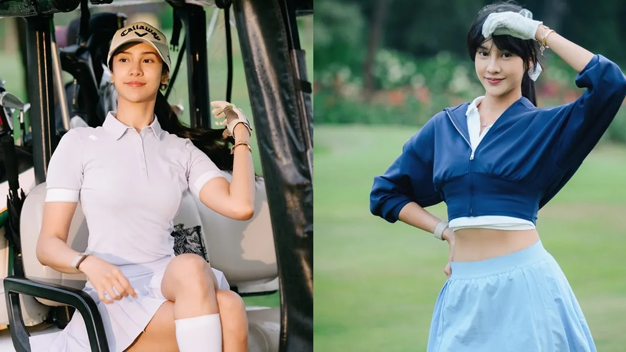 Gaya Anya Geraldine saat Main Golf, Tetap Nyaman dan Tampil Chic