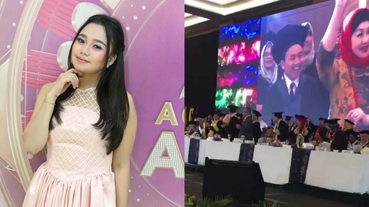 Gebrak Acara Wisuda Yang 10 Tahun Selalu Tegang, Aulia DA4 Bikin Rektor Bergoyang