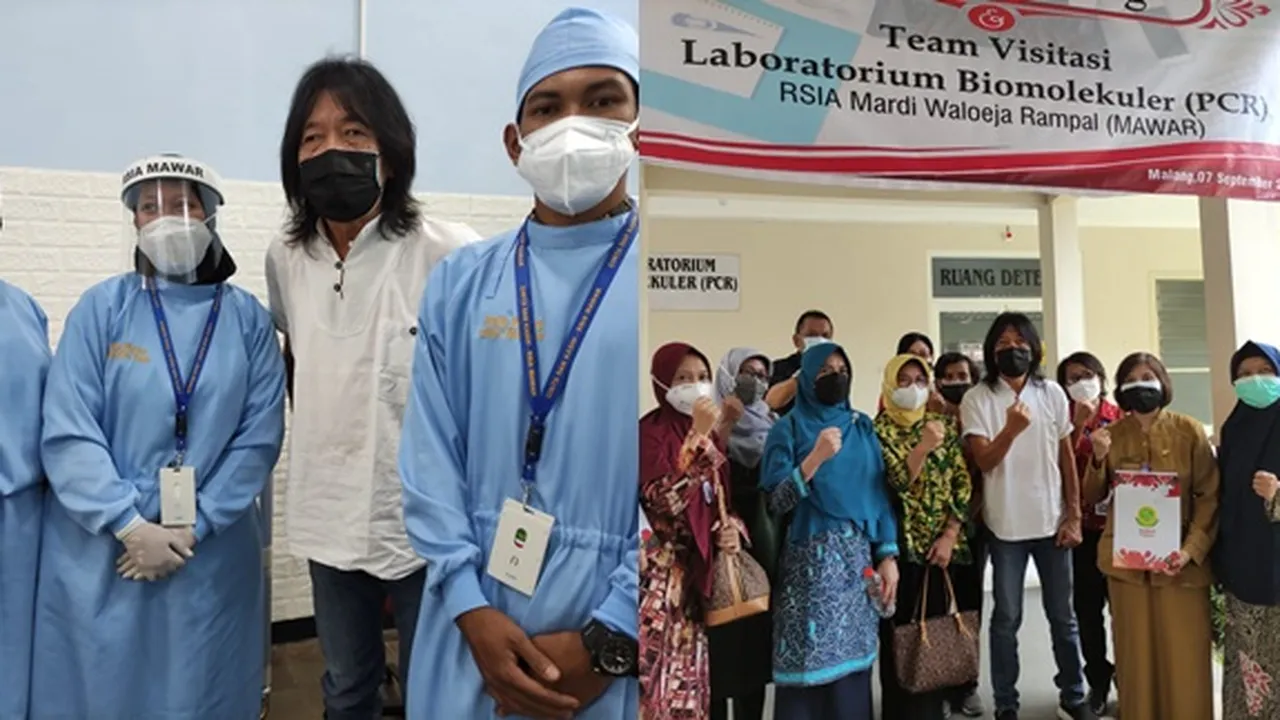 Gitaris Godbless Check Up Kesehatan di Malang Pasca Vaksin dan Konser Virtual